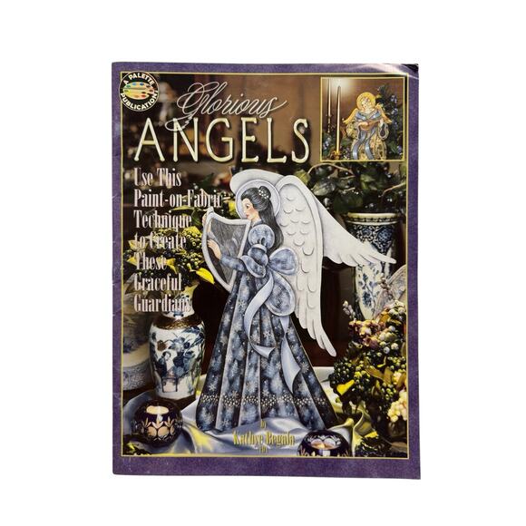 Vintage Glorious Angels Paint Technique Booklet 2001 26 pages Leisure Arts - Picture 1 of 7